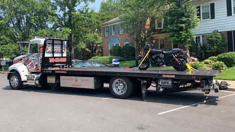 Northern VA motorcycle hauling 